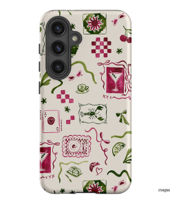 Martini Gal Printed Phone Cases Samsung Galaxy S24 / Armoured by Charlie Taylor - The Dairy