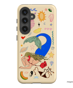 Mermaid Salad Cream Printed Phone Cases Samsung Galaxy S24 / Armoured by Easty Beasty - The Dairy