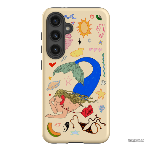 Mermaid Salad Cream Printed Phone Cases Samsung Galaxy S24 / Armoured by Easty Beasty - The Dairy
