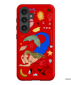 Mermaid Salad Scarlet Printed Phone Cases Samsung Galaxy S24 / Armoured by Easty Beasty - The Dairy