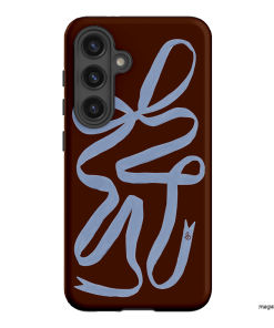 Mocha Ribbon Printed Phone Cases Samsung Galaxy S24 / Armoured by Jasmine Dowling - The Dairy