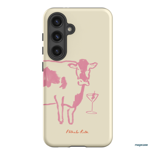 Mootini Pink Printed Phone Cases by Phthalo Ruth - The Dairy