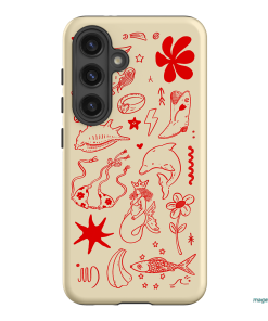 Spiced Cowboy Cream Printed Phone Cases Samsung Galaxy S24 / Armoured by Easty Beasty - The Dairy
