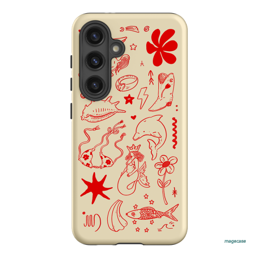 Spiced Cowboy Cream Printed Phone Cases Samsung Galaxy S24 / Armoured by Easty Beasty - The Dairy