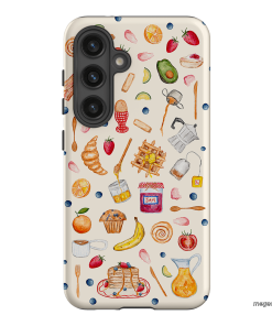 Sunday Breakfast Printed Phone Cases Samsung Galaxy S24 / Armoured by BG. Studio - The Dairy
