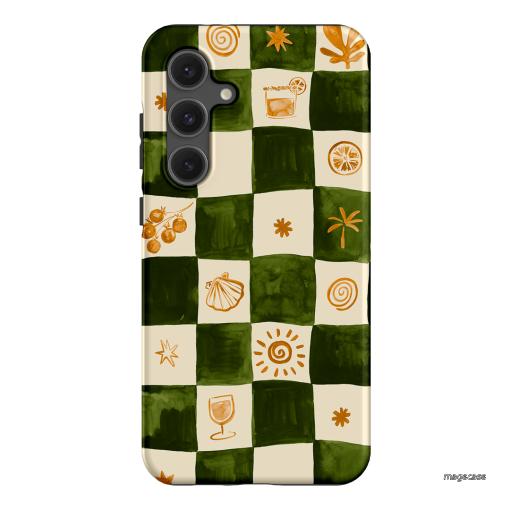 Afternoon Mezze Printed Phone Cases Samsung Galaxy S24 FE / Armoured by Charlie Taylor - The Dairy