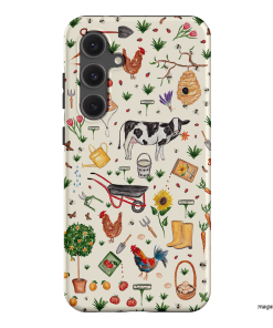 Farm Stay Printed Phone Cases Samsung Galaxy S24 FE / Armoured by BG. Studio - The Dairy