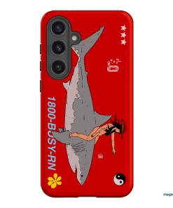 1800-Busy Rn in Red Printed Phone Cases Samsung Galaxy S24 Plus / Armoured by Easty Beasty - The Dairy