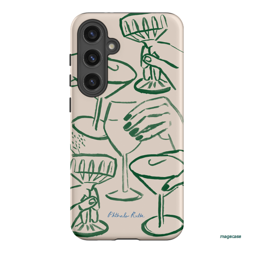 Cheers Printed Phone Cases Samsung Galaxy S24 Plus / Armoured by Phthalo Ruth - The Dairy