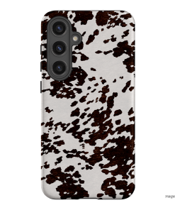 Cowhide Charm Printed Phone Cases Samsung Galaxy S24 Plus / Armoured by The Dairy - The Dairy