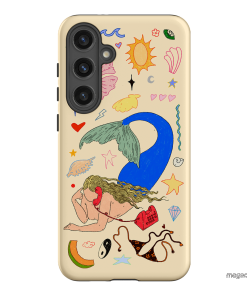 Mermaid Salad Cream Printed Phone Cases Samsung Galaxy S24 Plus / Armoured by Easty Beasty - The Dairy