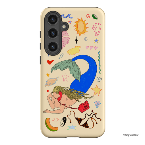 Mermaid Salad Cream Printed Phone Cases Samsung Galaxy S24 Plus / Armoured by Easty Beasty - The Dairy