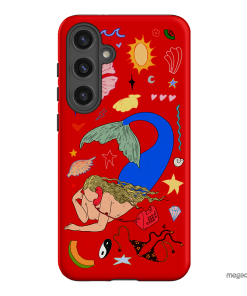 Mermaid Salad Scarlet Printed Phone Cases Samsung Galaxy S24 Plus / Armoured by Easty Beasty - The Dairy