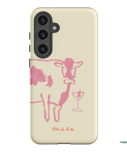 Mootini Pink Printed Phone Cases by Phthalo Ruth - The Dairy