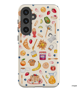 Sunday Breakfast Printed Phone Cases Samsung Galaxy S24 Plus / Armoured by BG. Studio - The Dairy