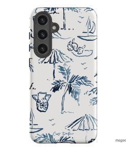Balmy Blue Printed Phone Cases Samsung Galaxy S24 Plus / Armoured by Cass Deller - The Dairy