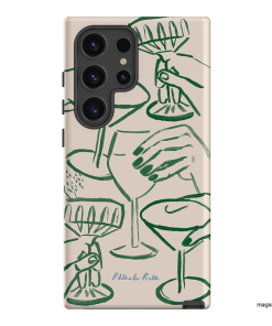 Cheers Printed Phone Cases Samsung Galaxy S24 Ultra / Armoured by Phthalo Ruth - The Dairy