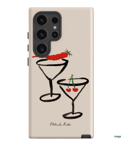 Chilli Cherry Printed Phone Cases by Phthalo Ruth - The Dairy