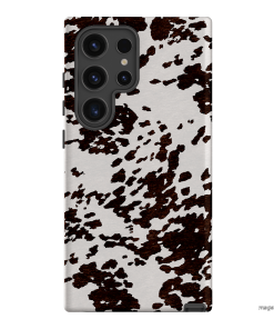 Cowhide Charm Printed Phone Cases Samsung Galaxy S24 Ultra / Armoured by The Dairy - The Dairy