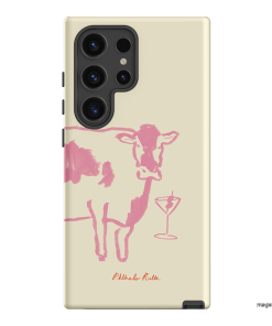 Mootini Pink Printed Phone Cases by Phthalo Ruth - The Dairy