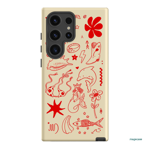 Spiced Cowboy Cream Printed Phone Cases Samsung Galaxy S24 Ultra / Armoured by Easty Beasty - The Dairy