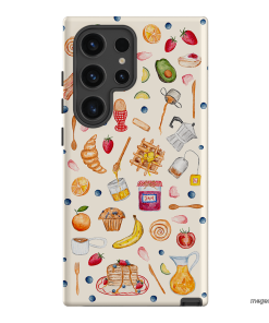 Sunday Breakfast Printed Phone Cases Samsung Galaxy S24 Ultra / Armoured by BG. Studio - The Dairy