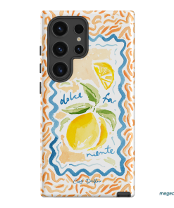 Dolce Far Niente Printed Phone Cases Samsung Galaxy S24 Ultra / Armoured by Cass Deller - The Dairy