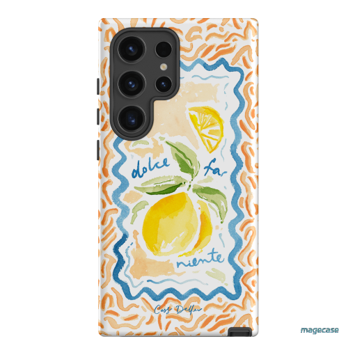 Dolce Far Niente Printed Phone Cases Samsung Galaxy S24 Ultra / Armoured by Cass Deller - The Dairy
