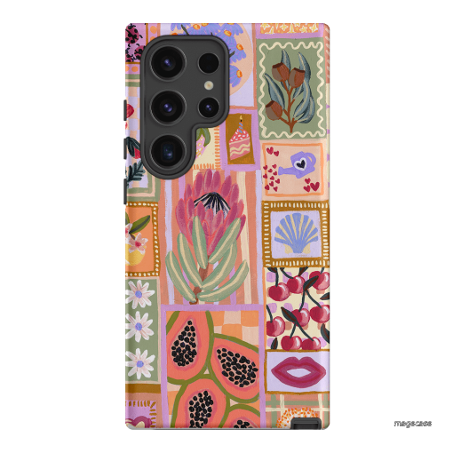 Summer Postcards Printed Phone Cases Samsung Galaxy S24 Ultra / Armoured by Amy Gibbs - The Dairy
