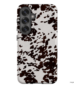 Cowhide Charm Printed Phone Cases Samsung Galaxy S25 / Armoured by The Dairy - The Dairy