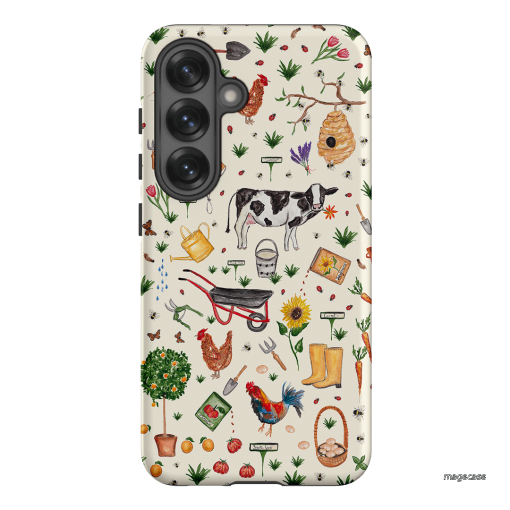 Farm Stay Printed Phone Cases Samsung Galaxy S25 / Armoured by BG. Studio - The Dairy