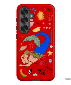 Mermaid Salad Scarlet Printed Phone Cases Samsung Galaxy S25 / Armoured by Easty Beasty - The Dairy