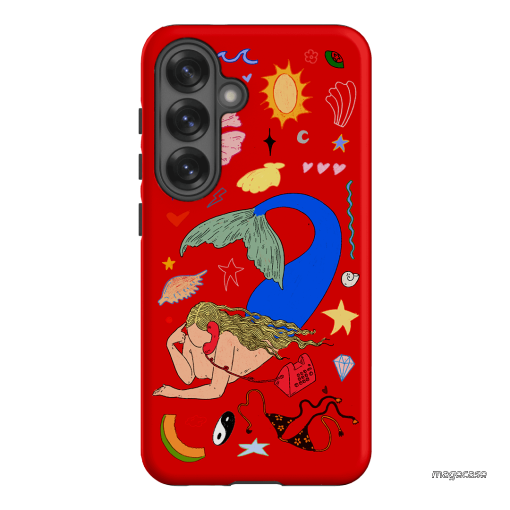 Mermaid Salad Scarlet Printed Phone Cases Samsung Galaxy S25 / Armoured by Easty Beasty - The Dairy