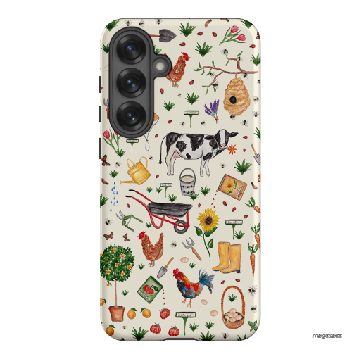 Farm Stay Printed Phone Cases Samsung Galaxy S25 Plus / Armoured by BG. Studio - The Dairy