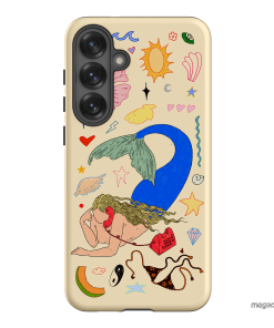 Mermaid Salad Cream Printed Phone Cases Samsung Galaxy S25 Plus / Armoured by Easty Beasty - The Dairy