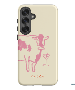 Mootini Pink Printed Phone Cases by Phthalo Ruth - The Dairy