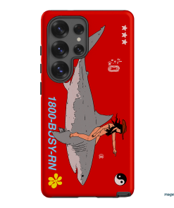 1800-Busy Rn in Red Printed Phone Cases Samsung Galaxy S25 Ultra / Armoured by Easty Beasty - The Dairy