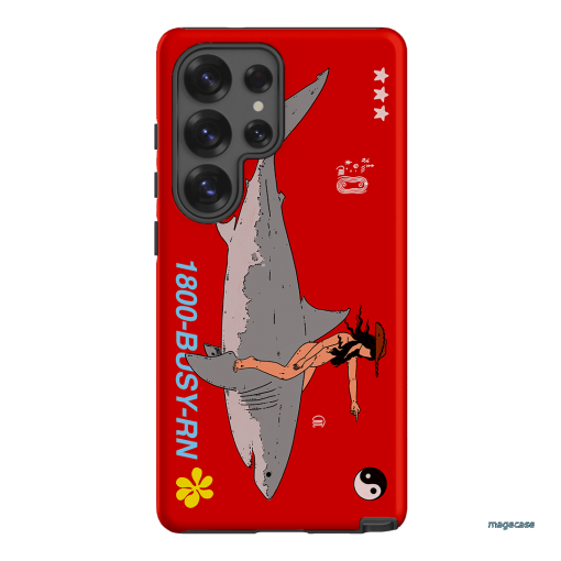 1800-Busy Rn in Red Printed Phone Cases Samsung Galaxy S25 Ultra / Armoured by Easty Beasty - The Dairy