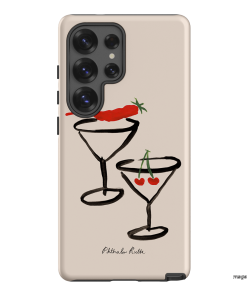 Chilli Cherry Printed Phone Cases by Phthalo Ruth - The Dairy