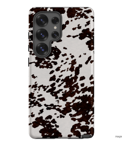 Cowhide Charm Printed Phone Cases Samsung Galaxy S25 Ultra / Armoured by The Dairy - The Dairy