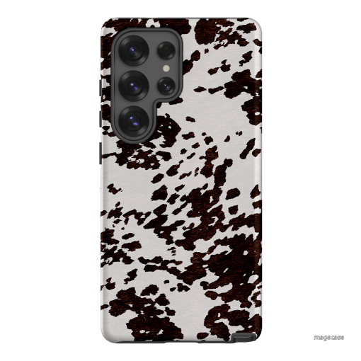 Cowhide Charm Printed Phone Cases Samsung Galaxy S25 Ultra / Armoured by The Dairy - The Dairy