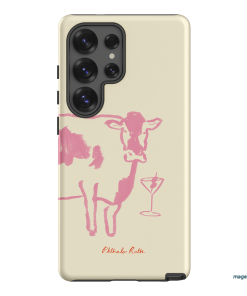 Mootini Pink Printed Phone Cases by Phthalo Ruth - The Dairy