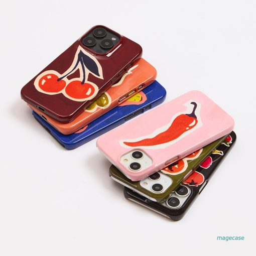 Cherries Printed Phone Cases by Studio Bon - The Dairy
