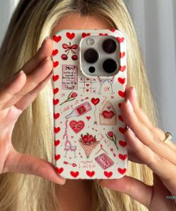 Love Note Printed Phone Cases by BG. Studio - The Dairy