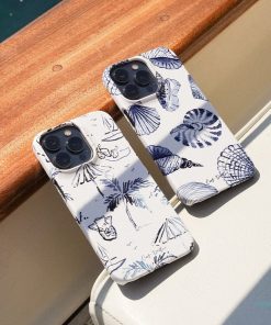 Blue Shells Printed Phone Cases by Cass Deller - The Dairy