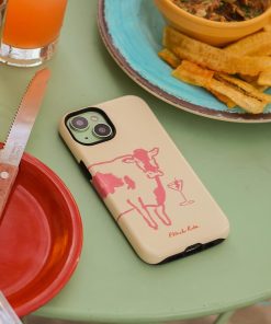 Mootini Pink Printed Phone Cases by Phthalo Ruth - The Dairy