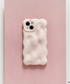 3D Bubble Phone Case - Powder Pink