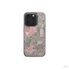 Clear phone case front view; Feel Impress 1 pattern, artistic, abstract marble pattern. Pastel blue, green and red color combination. Inspired by impressionist art. Bold expressive aesthetic design. Colorful and interior fit. Elegant.