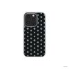 Clear phone case front view; midnight stars 1 pattern, ornamental pattern; kaleidoscope pattern imagination. Bold expressive aesthetic design. Colorful and interior fit. Elegant.