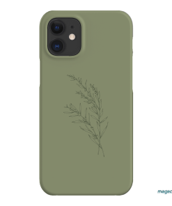 Khaki Wattle Printed Phone Cases iPhone 12 / Snap by Typoflora - The Dairy